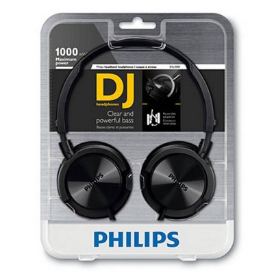 Philips DJ Reversible 1000 mW SHL3000 3.5 mm Ακουστικά Stereo για mp3, mp4 και Συσκευές Ήχου